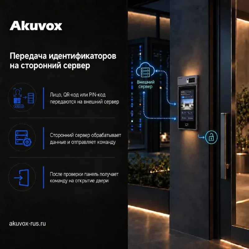 🤩Неочевидные возможности Akuvox | Передача идентификаторов на сторонний сервер Akuvox может передавать данные